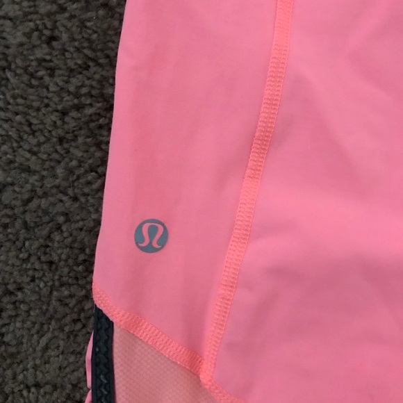 Lululemon cropped leggings orange Neon size 6 - Picture 5 of 8